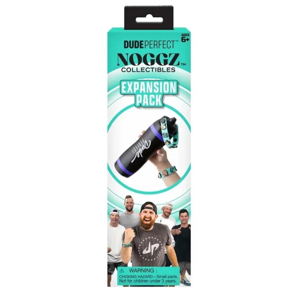 Dude Perfect Noggz Collectibles Expansion Pack - Water Bottle Charms and Silicon